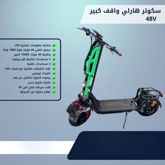 صورة سكوتر هارلي واقف كبير  48V